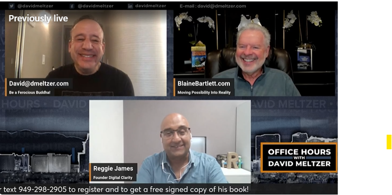 Reggie James Podcast David Meltzer